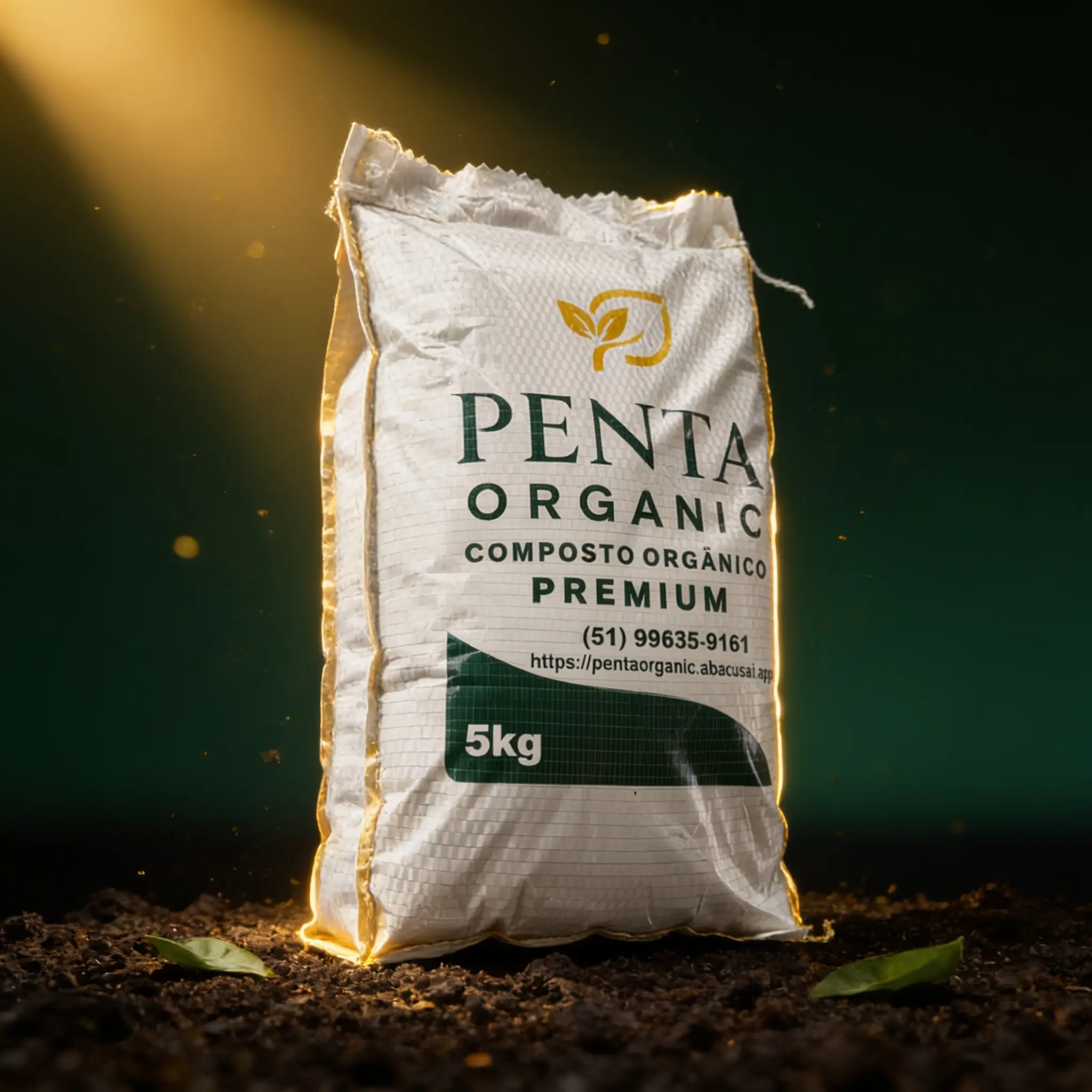 Saco de adubo orgânico Penta Organic 5 kg